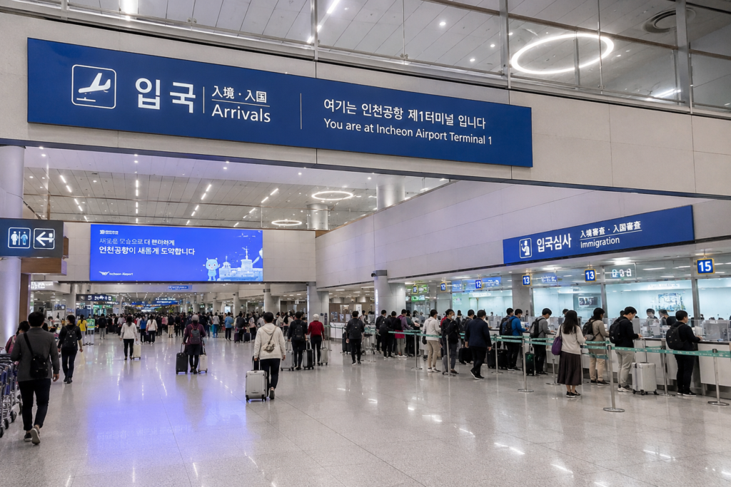 Incheon Airport Arrivals Hall